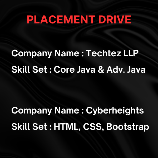 Placement Drive